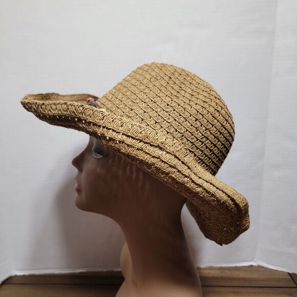 Panama Jack Brown Caribbean Hat w/ Beads - One Size - Picture 5 of 8